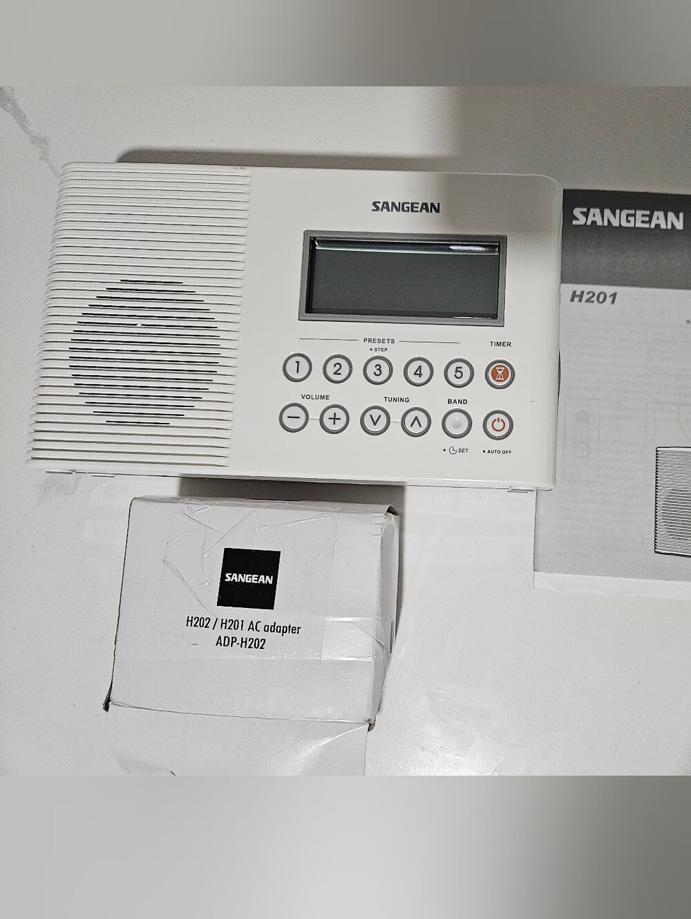 Sangean H201 Weather Alert Waterproof Shower Radio New Without Box